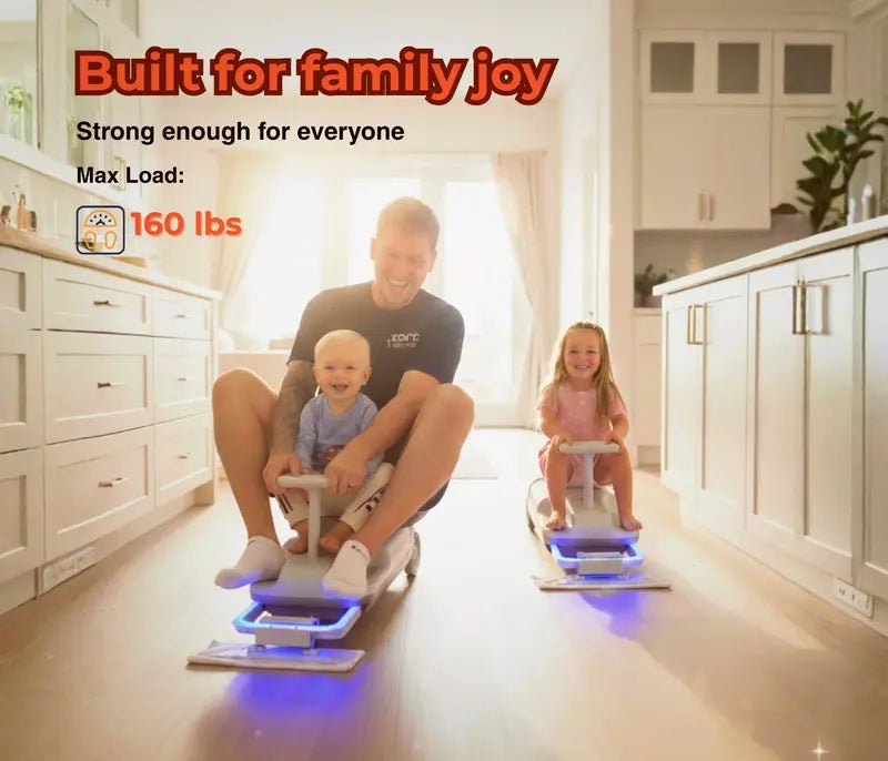 GoRide™ Electric Fun-Riding & Floor-Cleaning Go Kart