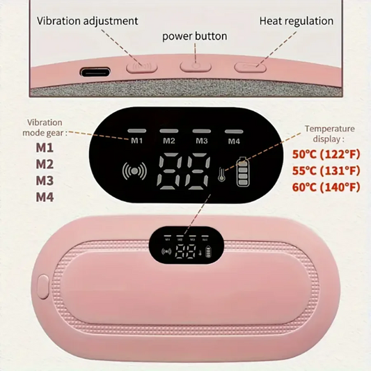 SmartBelt™ Menstrual Vibrating Heating Pad